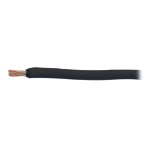 Cable Eléctrico 8 awg color negro,Conductor de cobre suave cableado. Aislamiento de PVC, autoextinguible. BOBINA 100 MTS