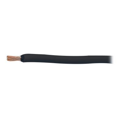 Cable Eléctrico 8 awg color negro,Conductor de cobre suave cableado. Aislamiento de PVC, autoextinguible. BOBINA 100 MTS