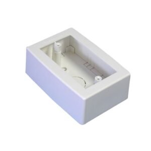 Caja de Registro Universal, color blanco de PVC auto extinguible (7902-02001)
