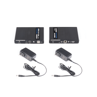 Kit extensor KVM (HDMI y USB) hasta 70 metros | Resolución 4K @ 60 Hz | Cat 6, 6a y 7 | IPCOLOR | CERO LATENCIA | HDR10 | Salida Loop | Puerto S/PDIF | Uso 24/7 | Transmite el Video y Controla tu DVR vía USB a distancia. - Image 4