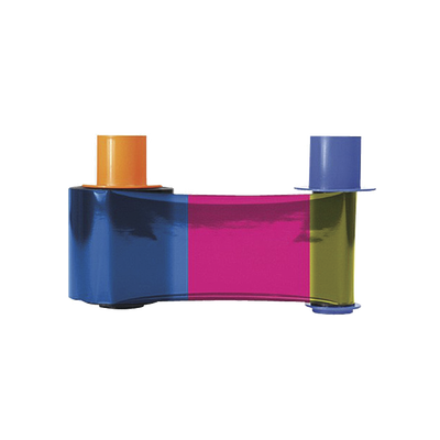Ribbon Full Color YMCF K 500 Imágenes para HDP5000, Ultravioleta
