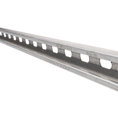 Unicanal perforado 4x2, 3000 mm, con acabado Electro Zinc - Imagen 3