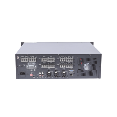 Mezclador Amplificador de Audio - 4 zonas de 240W RMS Hasta 960W | 4 Canales | 5 Entradas | MP3 Tuner USB/SD | 1 Entrada de Micrófono - Image 4