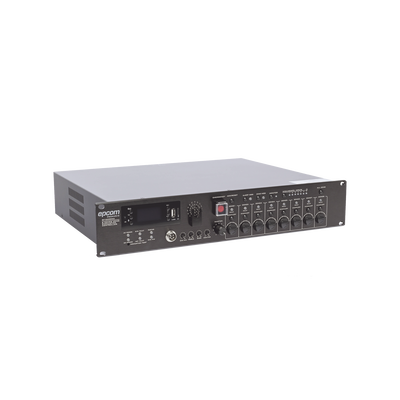 Controlador de Evacuación Por Voz | 500 W | 8 Zonas independientes | 4 entradas de audio y 2 entradas de micrófono - Image 2