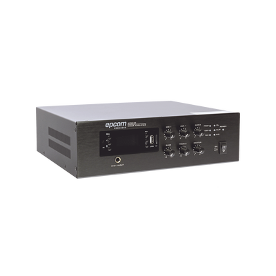Mini Amplificador de Audio Mezclador | 240W RMS | Sistema 70/100V | MP3 | Tuner | Bluetooth | Musica ambiental y Voceo - Image 3