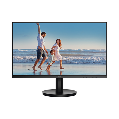 Monitor LED de 27" VESA, Resolución 1920 x 1080 Pixeles, Entradas de Video VGA / HDMI. Panel IPS LCD Backlight LED. Ultra Delgado