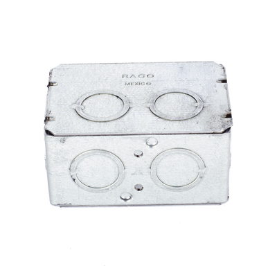 Caja Multigang de 1 Gang/ Profundidad de 2-1/2"/ 8 TKO (1/2" y 3/4"). - Imagen 6