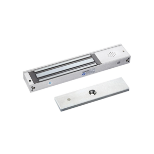 Chapa magnética 600Lb con  Buzzer de alarma de puerta abierta / LED indicador de estado /  Sensor de estado de placa/ Libre de Magnetismo Residual