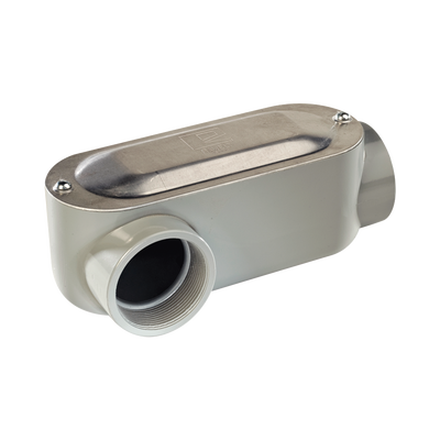 Caja Condulet tipo LR de 3/4" (19.05 mm) Incluye tapa y tornillos.