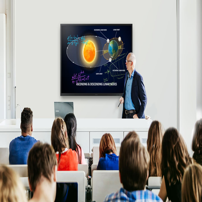 Display FLIP3 4K WiFi Interactivo de 75" con Lápiz Táctil. Puertos USB/RS232/LAN/HDMI/DP/OPS/Salida Touch. Compatible VESA - Imagen 8