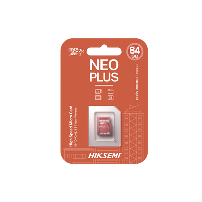 Memoria microSD / Clase 10 de 64GB / Especializada Para Videovigilancia (Uso 24/7) / Compatibles con cámaras HIKVISION y Otras Marcas / 95 MB/s Lectura / 40 MB/s Escritura - Image 2