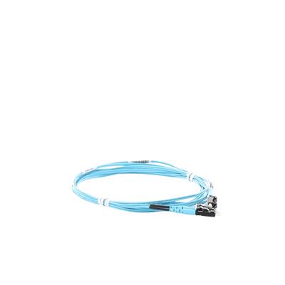 Jumper de Fibra Optica Multimodo 50/125 OM3, LC-LC Duplex, OFNR (Riser), Color Aqua, 3 Metros - Image 6