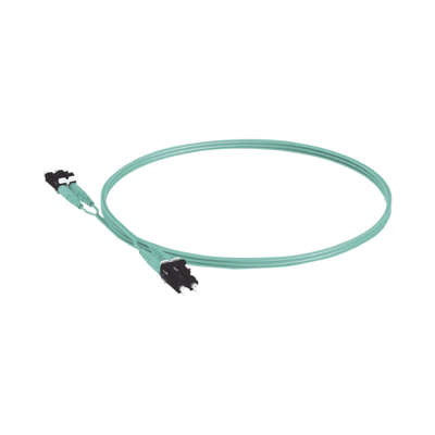 Jumper de Fibra Optica Multimodo 50/125 OM3, LC-LC Duplex, OFNR (Riser), Color Aqua, 5 Metros - Image 3