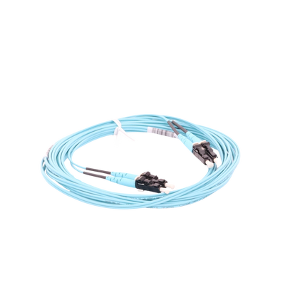 Jumper de Fibra Optica Multimodo 50/125 OM3, LC-LC Duplex, OFNR (Riser), Color Aqua, 5 Metros - Image 6