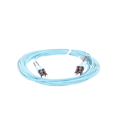 Jumper de Fibra Optica Multimodo 50/125 OM3, LC-LC Duplex, OFNR (Riser), Color Aqua, 5 Metros - Image 8