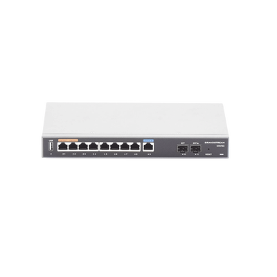 Router Gigabit VPN / Balanceador de cargas / 60,000 sesiones NAT / 9 puertos 10/100/1000 Mbps + 2 puertos SFP (WAN/LAN) / 1 puerto entrada PoE(af/at) / 2 puertos salida PoE (af/at) / Compatible con GWN Cloud. - Imagen 4