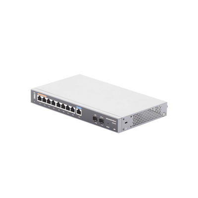Router Gigabit VPN / Balanceador de cargas / 60,000 sesiones NAT / 9 puertos 10/100/1000 Mbps + 2 puertos SFP (WAN/LAN) / 1 puerto entrada PoE(af/at) / 2 puertos salida PoE (af/at) / Compatible con GWN Cloud. - Imagen 5