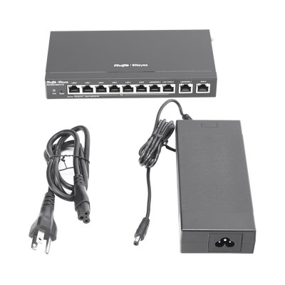 Router administrable , 6 puertos LAN y 2 puertos LAN/WAN POE+ af/at gigabit hasta 110w, 1 puertos LAN/WAN gigabit y 1 Puerto WAN gigabit, hasta 350 clientes con desempeño de 1.5 Gbps asimétricos - Imagen 5