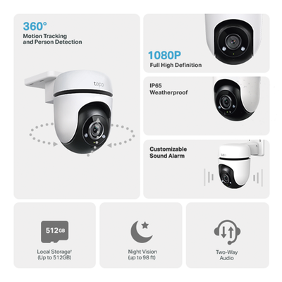 Cámara IP Wi-Fi 2 megapixel / Visión 360 / Audio doble vías / Visión Nocturna / Notificación Push / Memoria Micro SD - Imagen 3