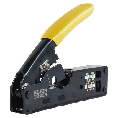 Ponchadora/Pelacables/Cortacables Compacta con Matraca para Conectores RJ45 y RJ11/RJ12. - Imagen 3