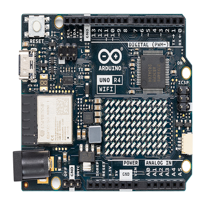 ARDUINO UNO REV4 WIFI, Retrocompatible con la UNO R3, la Arduino UNO R4 WiFi incluye una matriz LED 12x8 para interfaz mejorada y destaca por su conectividad y mayor potencia de procesamiento - Image 2