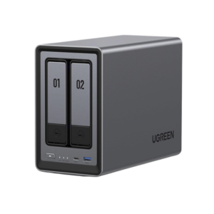 NASync DXP2800 | SO UGOS Pro | Intel N100 12th Gen Intel® 4 Core™ | 2 Bahías SATA hasta 48TB | 2-Bahias (M.2 NVMe) hasta 16TB | 8GB DDR5 (Exp. a 16GB) | Ethernet 2.5G | HDMI 4K | 2* USB2.0 | 1*USB 3.2Gen | 1* USB 3.2Gen2 | 1*USB-C 3.2Ge